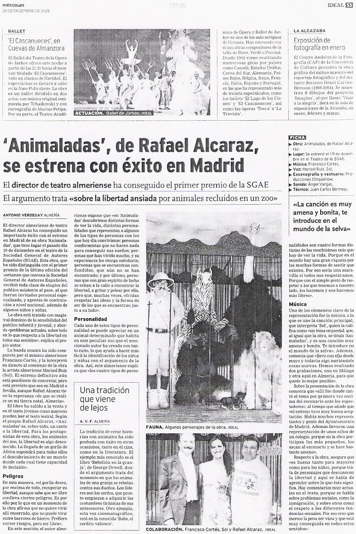 Prensa 2005 Animaladas Ideal
